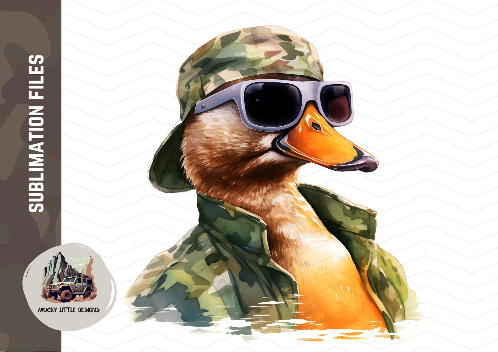 Duck With Backward Hat Digital Duck Sublimation Duck Hunt Png Etsy