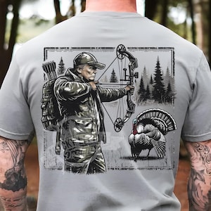 Trump Turquía caza png Trump arco caza sublimación png Trump Turquía caza png archivo de impresión de ropa para camisetas, suéteres, tazas, gorras