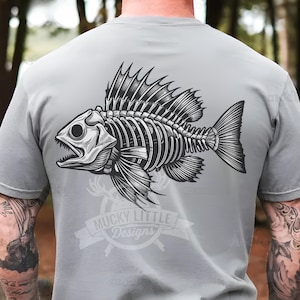 Esqueleto de pez PNG Esqueleto de pesca PNG Sublimación de pesca PNG Divertido Pesca PNG Mujeres Hombres Niños Pescando imágenes Descargar archivos para imprimir