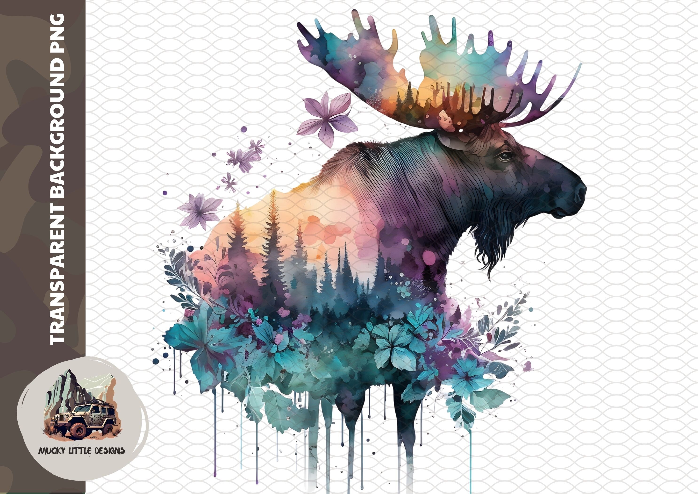 Moose Hunting Png Moose Png Moose Hunt Png Moose Tumbler Wrap Etsy Canada