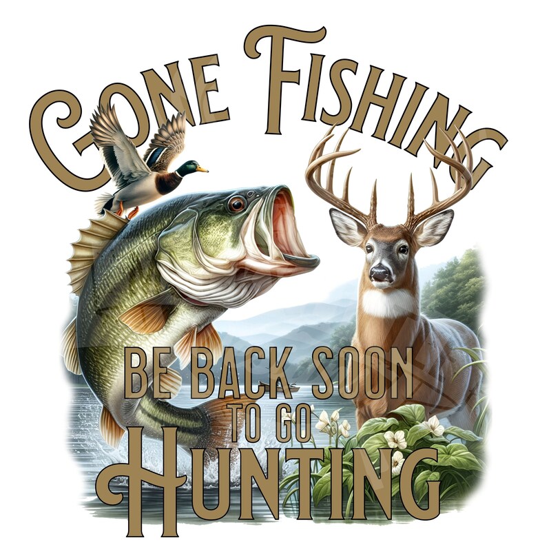 Gone fishing coverall main image 1