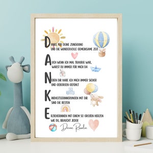 Farewell gift for educator | Daycare Thank You | Farewell gift kindergarten | Poster Educator | digital file | DIY gift