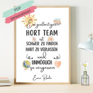 Afscheidscadeau voor team Hort | Hort bedankbriefjes | Lunchzorgcadeau | Postervoorraad | digitaal bestand | Doe-het-zelf cadeau