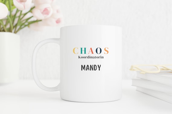 Tazza Regalo Coordinatore Del Caos - Per Capo, Colleghi, Pensionamento