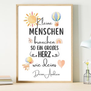 Cadeau d'adieu pour l'équipe de la garderie | Remerciements à la garderie | Cadeau d'adieu pour la maternelle | Affiche pour enseignant | PDF | Cadeau DIY | Aquarelle