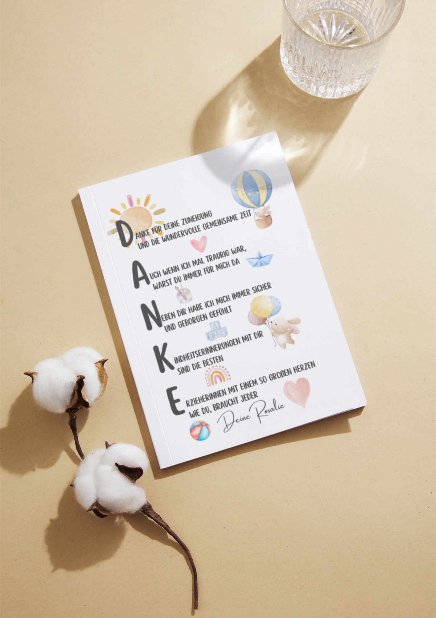 Poster Con Cornice Per Ringraziamento E Addio Al Team Della Kita – Regalo Per Educatrici E Asilo Nido - 3