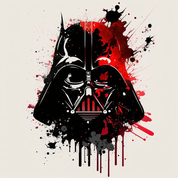 Darth Vader Inkblot Digital Download