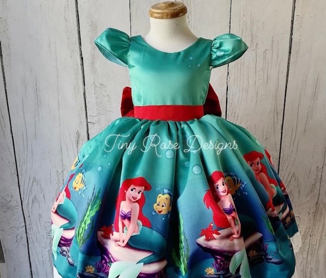 Little Mermaid Dress for Birthday Special Occasion Wedding Etsy