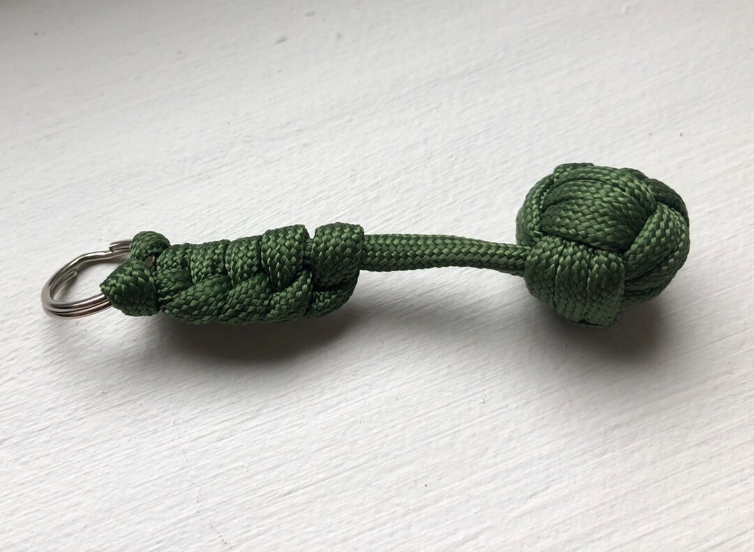 Paracord Monkey Fist Keychain Etsy