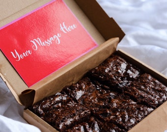 Fudgy Vegan Brownies - Box of 6