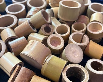 Bamboo Rings Chew Toy Gnaw for Hamsters