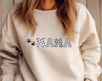 Cadeau pour maman chat, amoureux des chats, sweat à capuche et sweat-shirt pour maman, sweat à capuche avec oreilles, portrait de chaton personnalisé, pull personnalisé, sweat-shirt maman