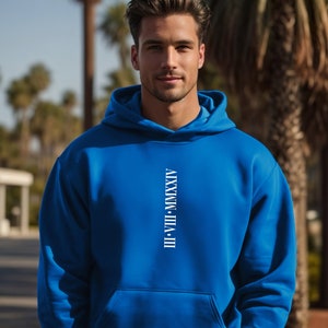 Custom Roman Numeral Hoodie, Couples Gift, Personalised Matching Anniversary Date Initial Hoodie for Engagements, Wedding gifts, Cotton Gift