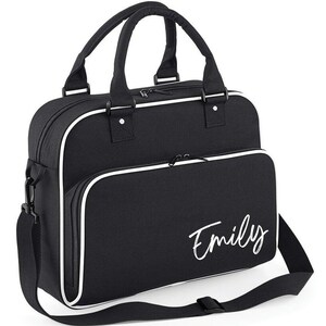 Personalised Dance Classes Bag for Girls, Custom Pink Gymnastics Ballet Shoulder Bag, Dancing Customised Gift with Name