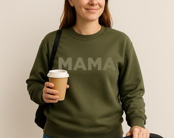Personalised Mama Sweatshirt, Customised Hoodie Kids Names on Sleeve, New Mom Sweatshirt, Custom Mum Hoodie