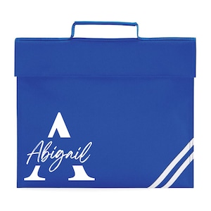 Cartable de lecture personnalisé, cartable avec pochette, cartable personnalisé pour devoirs scolaires pour enfants