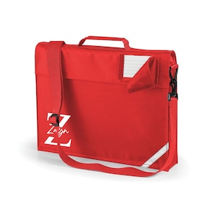 Cartable de lecture personnalisé, cartable avec pochette, cartable personnalisé pour devoirs scolaires pour enfants