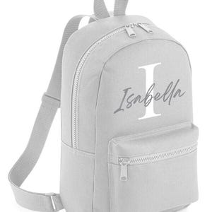 Sac d'école maternelle personnalisé avec texte initial du nom, cadeaux de sac à dos de votre nom pour les enfants, sac à dos de crèche