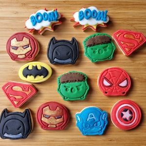 Superhero Cookies