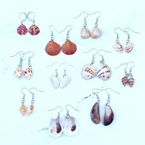 Florida Muschel Ohrringe: Handverlesener Strandschmuck