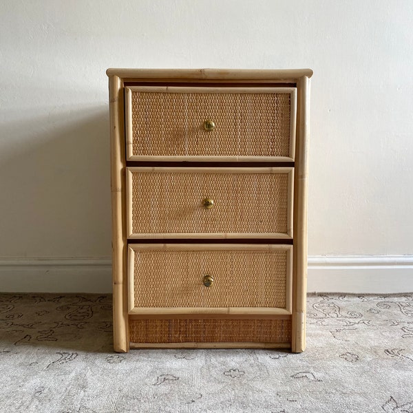 Rattan Chest of Drawers Etsy UK