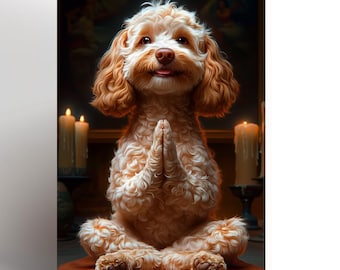 Cockapoo birthday card, Cockapoo Love, cockapoo greeting card, dog birthday card, birthday card, Card for her him, funny, spa