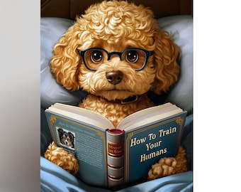 Cockapoo birthday card. Cockapoo Love, cockapoo greeting card, dog birthday card, Funny card pet
