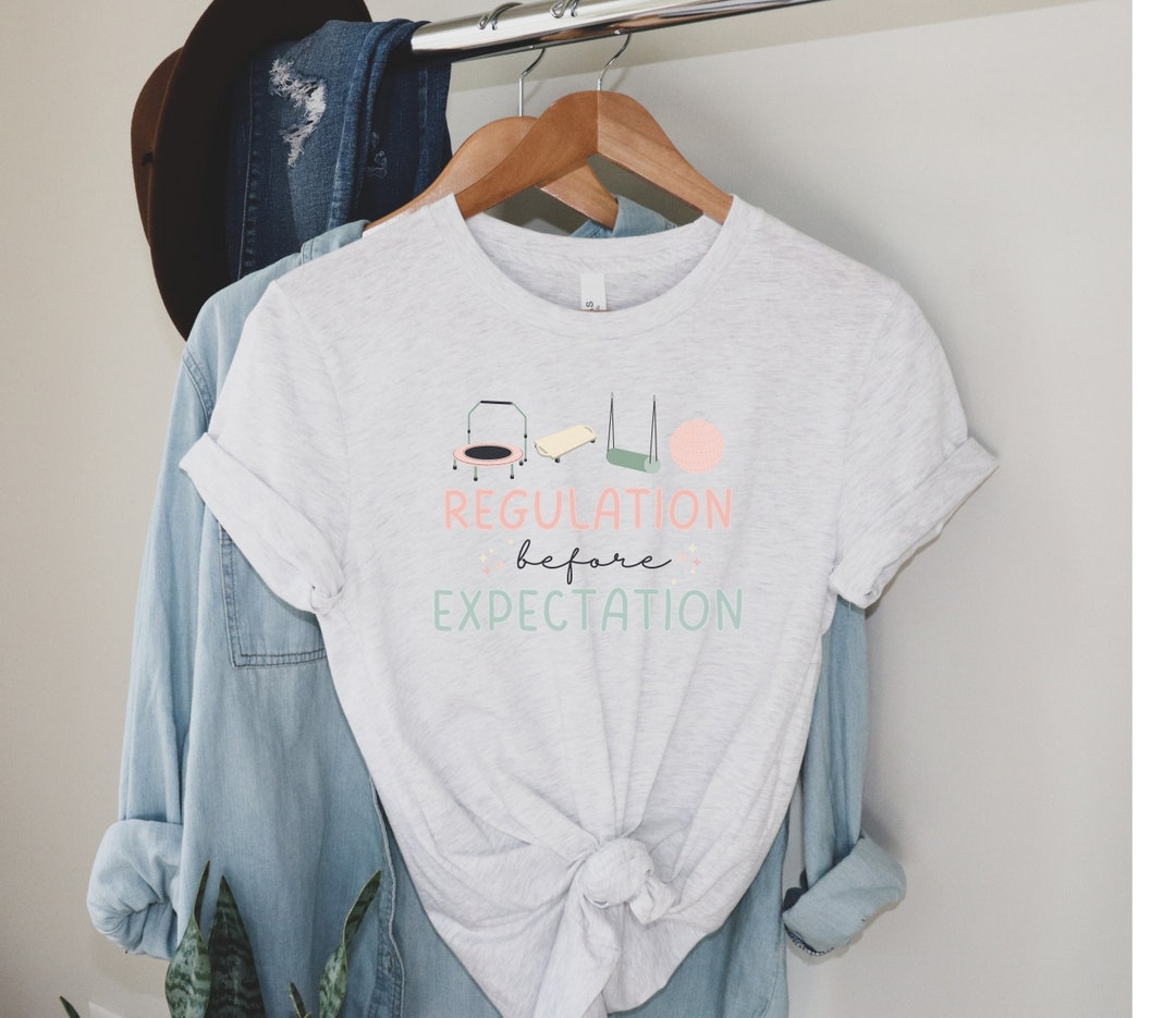 Regulation Before Expectation Shirt, Sensory Tee, Inclusion T-shirt ...