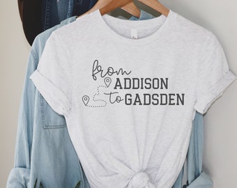 127 werfverkoop, werfverkoop shirt, Addison naar Gadsden, Michigan naar Alabama, garageverkoop, garageverkoop shirt, tweedehands shirt, langste werfverkoop