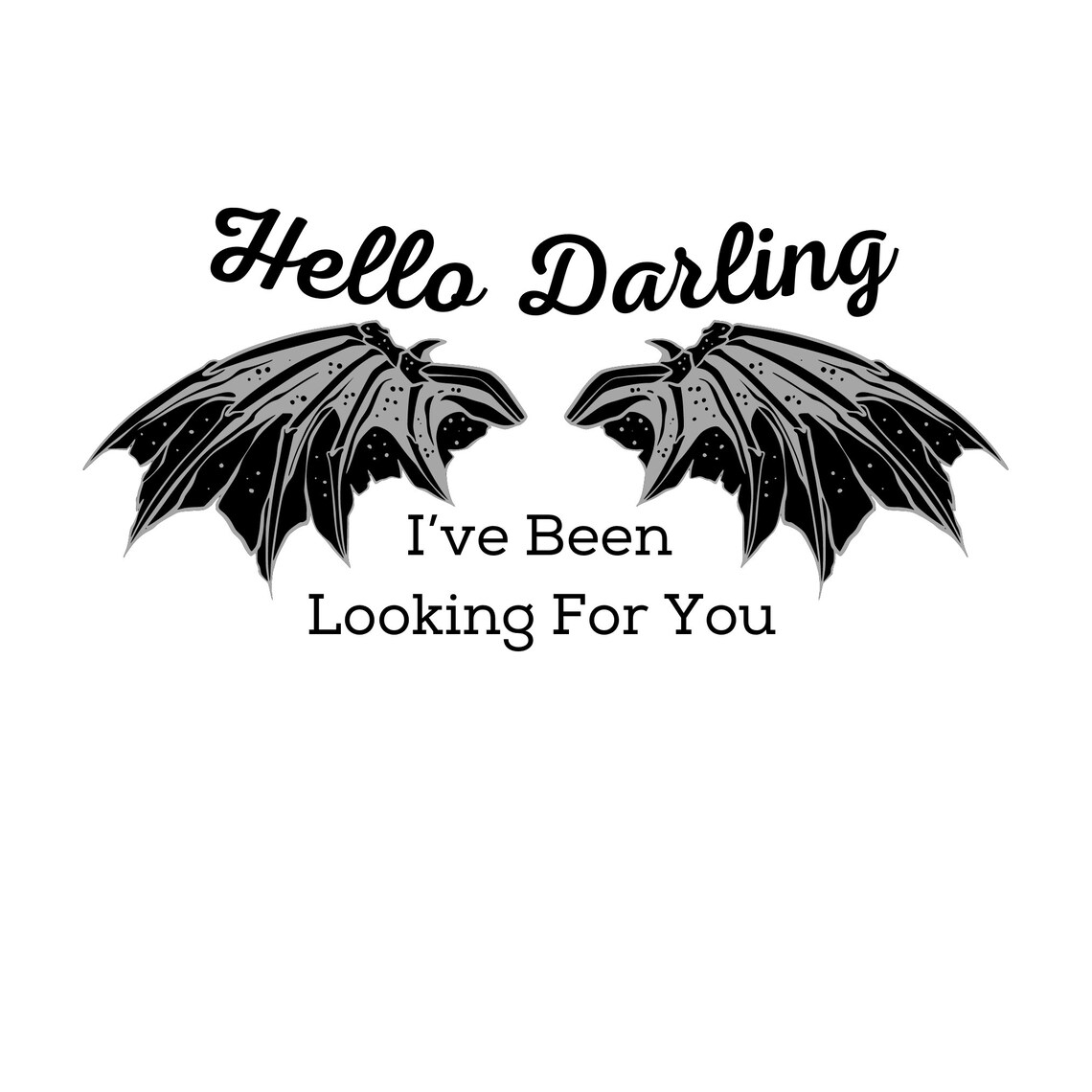 Hello Darling SVG File Etsy