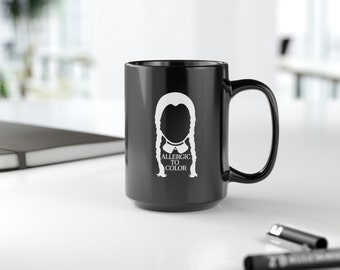 Miércoles Taza negra, 15 oz
