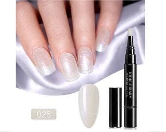 Nicole Diary One Step Nail Gel Colour UV LED Soak Off Semi Permanent Pale Glitter N025