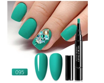 Nicole Diary One Step Nail Gel Colour UV LED Soak Off Semi Permanent Green Verdi N095