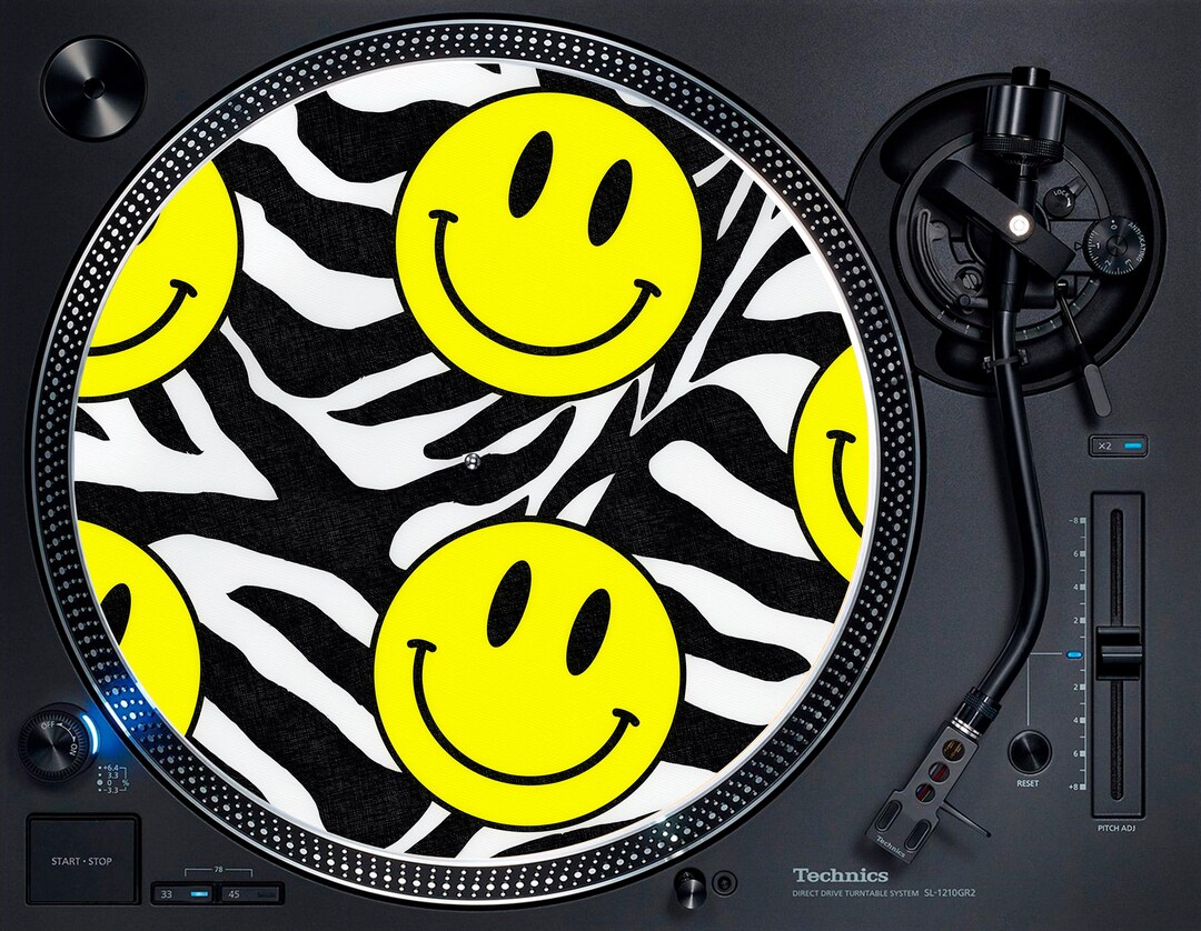 Zebra X Smiley Acid Rave Face 12