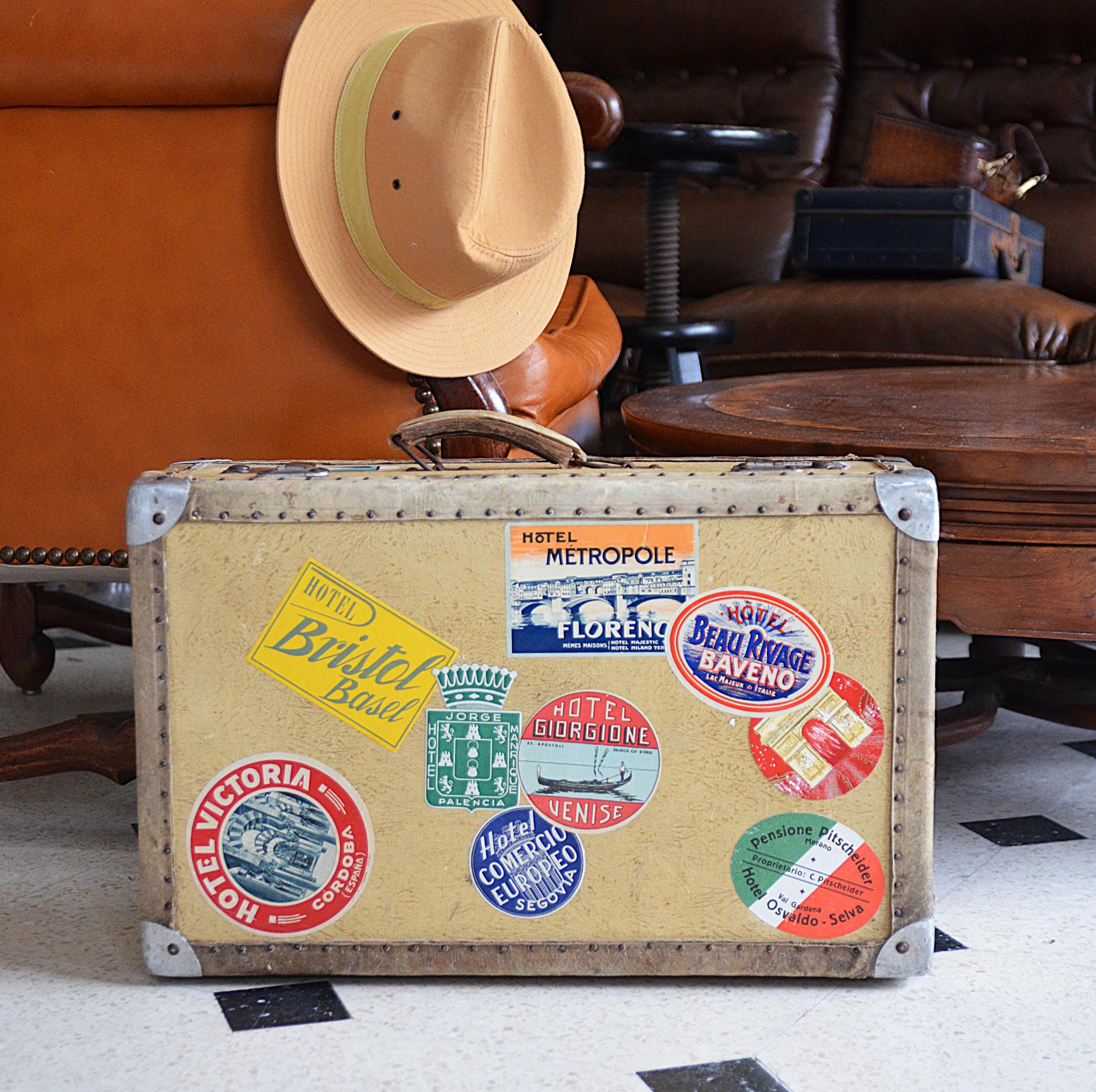 Étiquettes à bagage vintage, paquet de 1 | Imprimables à téléchargement numérique | 7 étiquettes de bagages différentes ! - France