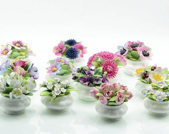 Vintage miniature bouquet from Royal Albert Flowers Of The Month - free delivery