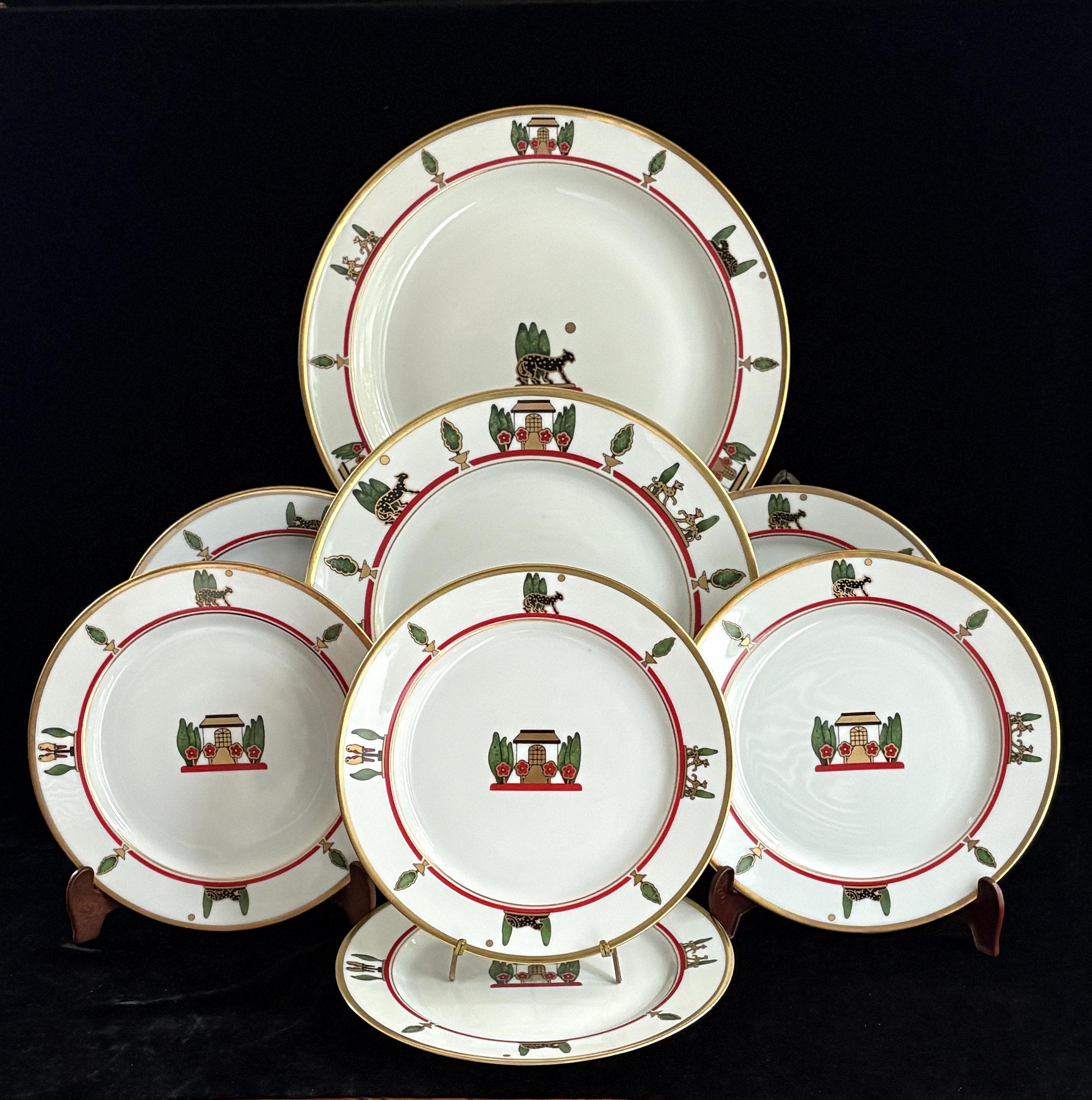 CARTIER \"La Maison de Louis\" ラージプレート 2 Cartier La Maison De Louis Cartier Dinner Plate | eBay
