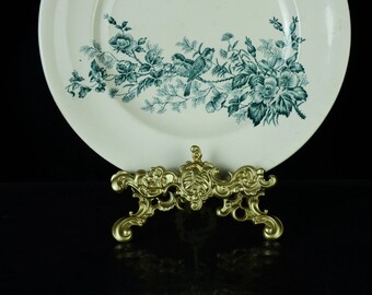 Large Sarreguemines Iron Clay Serving Dish, Favori Model, in