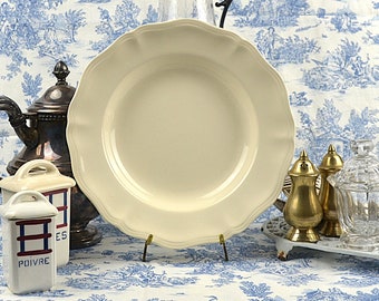 Large Sarreguemines earthenware soup plates, price per plate