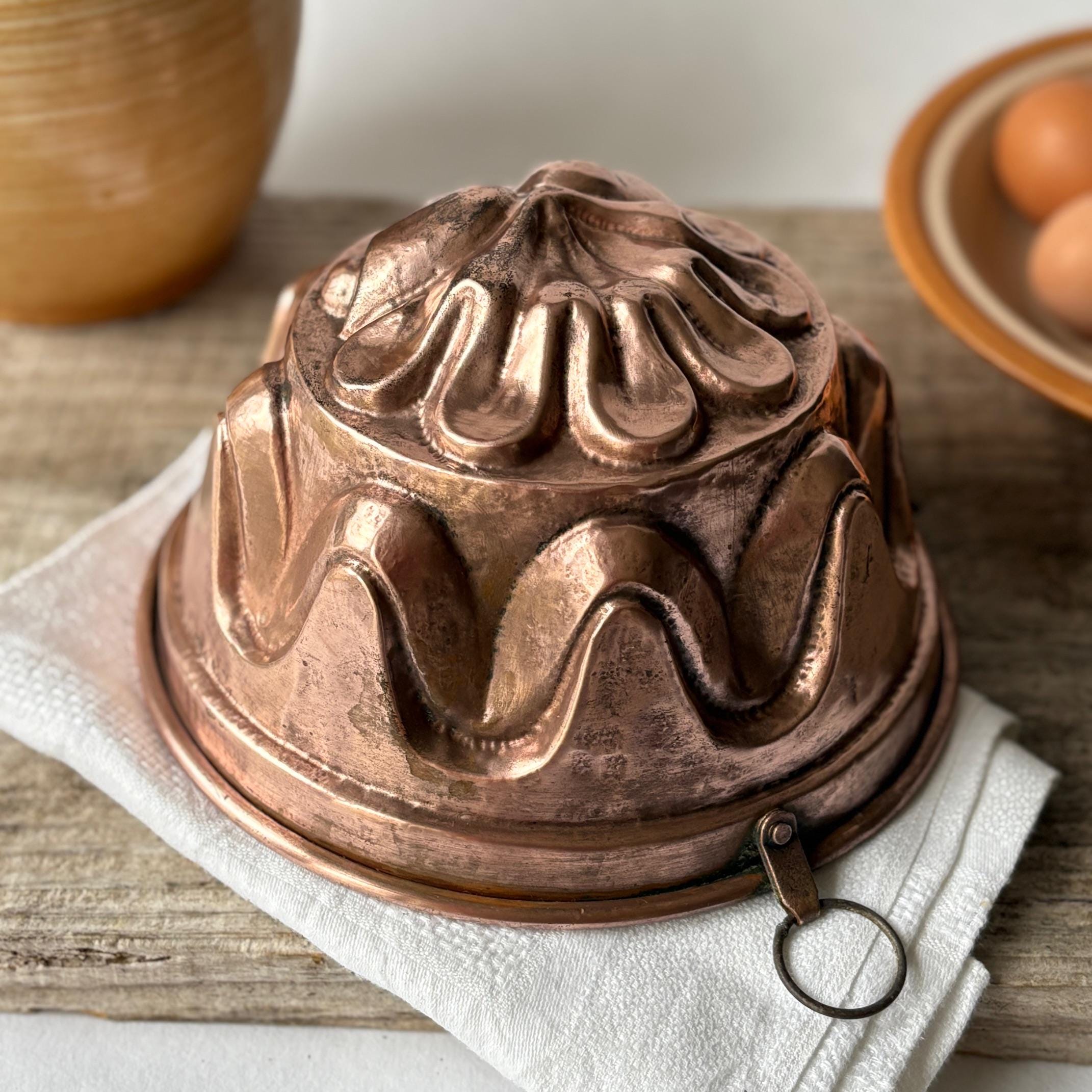 Old kitchen copper molds - Etsy 日本
