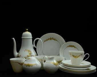 Vintage Dinner Romanze Set by Björn Wiinblad for Rosenthal, 1958, Set of 59 for sale at