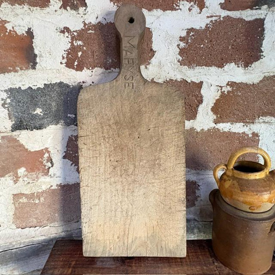 Authentic French Antique Rectangular Board – Inscribed 'maryse', the ...