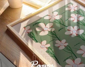 Close-up lijstmodel - lichtreflectie - minimaal interieur - muurkunstmodel - PSD - slim object