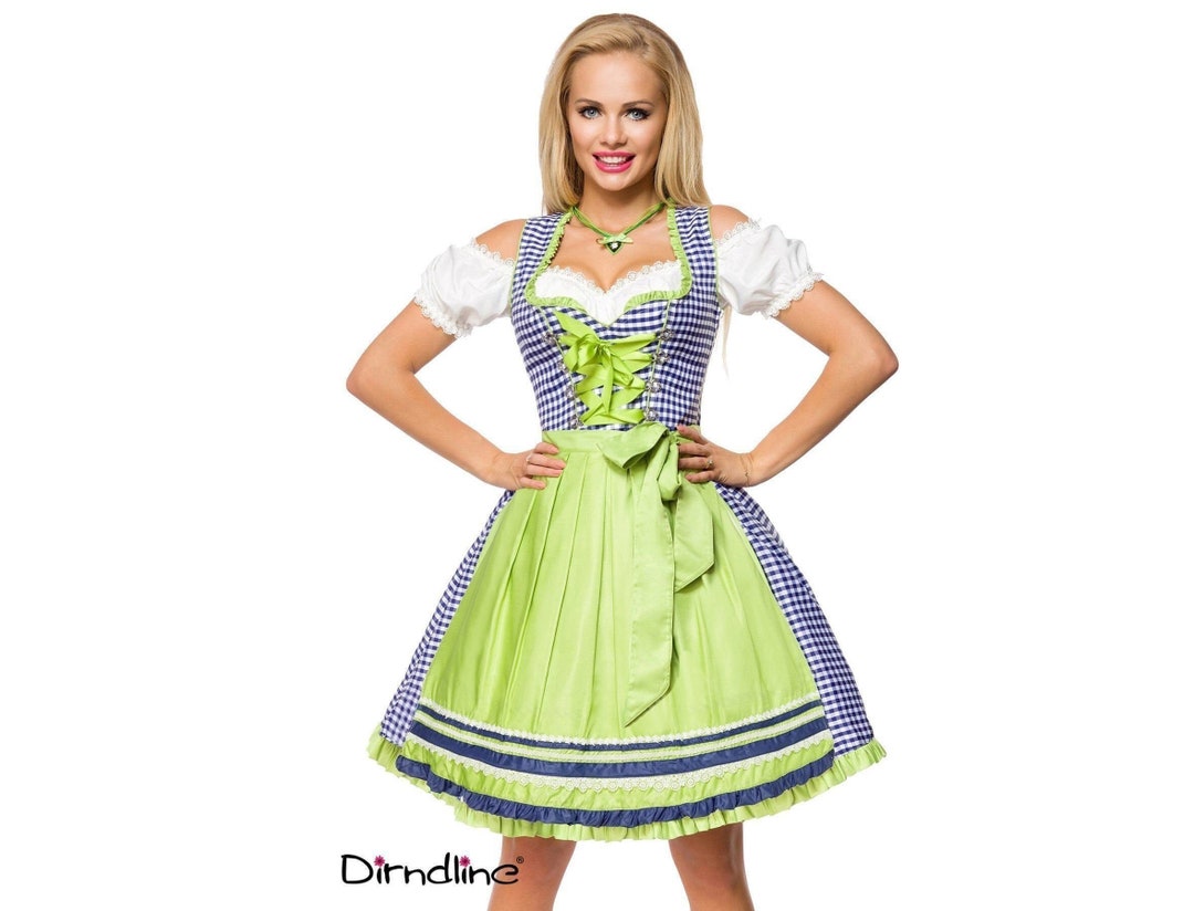 Dirndl Dress Set Milkmaid Dress Dirndl Dress Woman Dirndl - Etsy