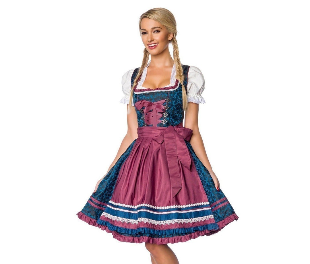 Dirndl Dress Set Milkmaid Dress Dirndl Dress Woman Dirndl - Etsy