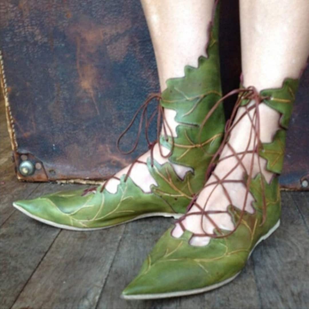 Ren Faire Boots Fairy Shoes Renaissance Shoes Medieval Etsy Canada