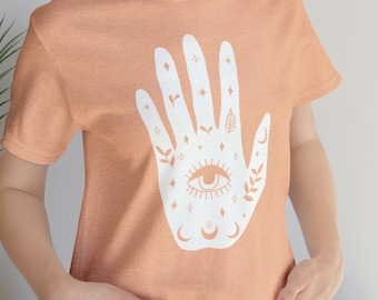 Celestial Hand Shirt, Gift for Mysticism Lover, Mysticism T-Shirt, Spiritual Tee