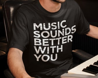 La música house suena mejor con tu camisa, regalo para los amantes de la casa, camiseta EDM, camiseta House