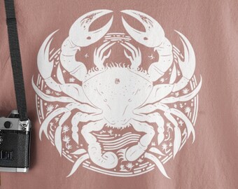 Camisa de levantamiento del cáncer, regalo para el cáncer, camiseta del zodiaco, camiseta del cáncer