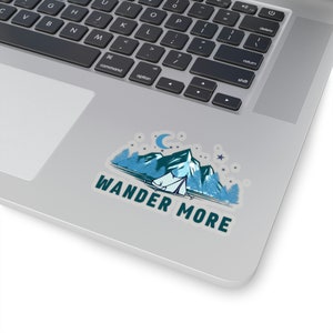 Adventure Sticker, Mountain Sticker, Hiking Sticker, Outdoor Sticker, Nature Sticker, Mountain Lover Gift, Adventurer Gift, Explorer Sticker